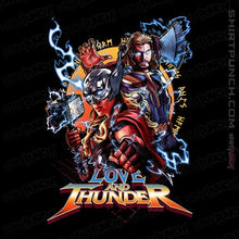 Load image into Gallery viewer, Shirts Magnets / 3"x3" / Black Love & Thunder