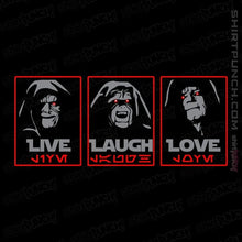 Load image into Gallery viewer, Daily_Deal_Shirts Magnets / 3"x3" / Black Live Laugh Love The Empire