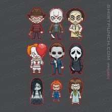 Load image into Gallery viewer, Daily_Deal_Shirts Magnets / 3"x3" / Charcoal Chibi Horror
