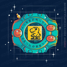 Load image into Gallery viewer, Daily_Deal_Shirts Magnets / 3"x3" / Navy Digivice