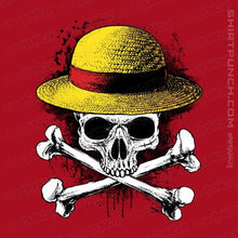Load image into Gallery viewer, Secret_Shirts Magnets / 3"x3" / Red Skeleton Mugiwara
