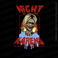 Load image into Gallery viewer, Shirts Magnets / 3"x3" / Black Night Of The Living Karens