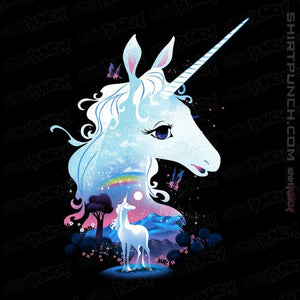Daily_Deal_Shirts Magnets / 3"x3" / Black The Last Unicorn