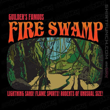 Load image into Gallery viewer, Daily_Deal_Shirts Magnets / 3"x3" / Black Famous Fire Swamp