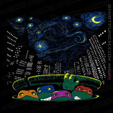 Load image into Gallery viewer, Daily_Deal_Shirts Magnets / 3"x3" / Black Starry City Night