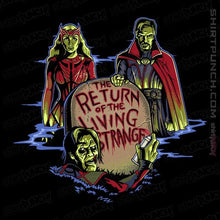 Load image into Gallery viewer, Daily_Deal_Shirts Magnets / 3"x3" / Black The Living Strange