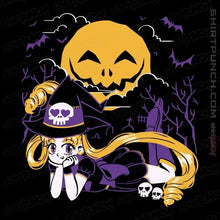 Load image into Gallery viewer, Daily_Deal_Shirts Magnets / 3"x3" / Black Magical Halloween Moon