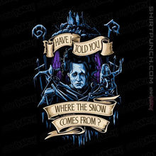 Load image into Gallery viewer, Daily_Deal_Shirts Magnets / 3"x3" / Black Story About Snow