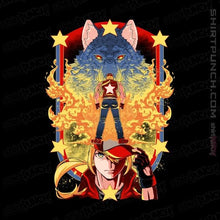 Load image into Gallery viewer, Shirts Magnets / 3"x3" / Black Lone Wolf