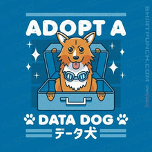 Load image into Gallery viewer, Shirts Magnets / 3"x3" / Sapphire Adopt A Data Dog