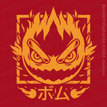 Load image into Gallery viewer, Shirts Magnets / 3"x3" / Red Fireball Bomb