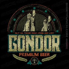 Load image into Gallery viewer, Daily_Deal_Shirts Magnets / 3"x3" / Black Gondor Beer