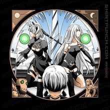 Load image into Gallery viewer, Shirts Magnets / 3"x3" / Black Designed to End