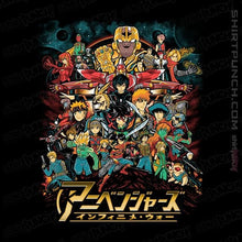 Load image into Gallery viewer, Shirts Magnets / 3"x3" / Black Infinime War