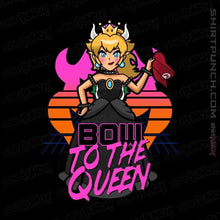 Load image into Gallery viewer, Shirts Magnets / 3"x3" / Black Bow To The Queen