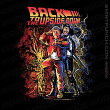 Load image into Gallery viewer, Secret_Shirts Magnets / 3"x3" / Black Back To The Upside Down