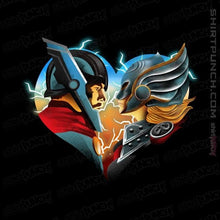 Load image into Gallery viewer, Shirts Magnets / 3"x3" / Black Love and Thunder