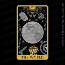 Load image into Gallery viewer, Shirts Magnets / 3"x3" / Black Tarot The World