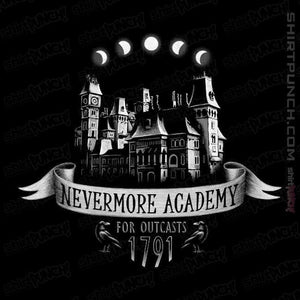 Daily_Deal_Shirts Magnets / 3"x3" / Black Nevermore Academy