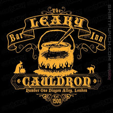 Load image into Gallery viewer, Shirts Magnets / 3"x3" / Black Leaky Cauldron