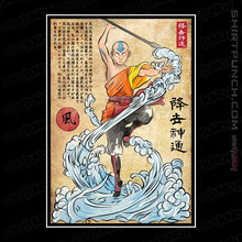 Load image into Gallery viewer, Daily_Deal_Shirts Magnets / 3"x3" / Black Air Nomad Master Woodblock