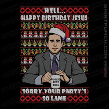 Load image into Gallery viewer, Shirts Magnets / 3"x3" / Black Lame Party