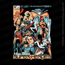 Load image into Gallery viewer, Secret_Shirts Magnets / 3"x3" / Black HB Superheroes