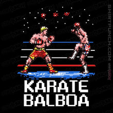 Load image into Gallery viewer, Secret_Shirts Magnets / 3"x3" / Black Karate Balboa