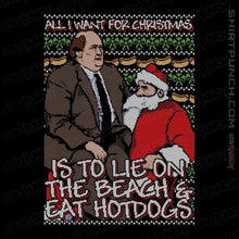 Load image into Gallery viewer, Shirts Magnets / 3"x3" / Black Santa's Lap