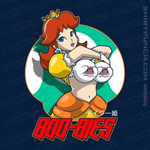 Load image into Gallery viewer, Secret_Shirts Magnets / 3"x3" / Navy Daisy Boos