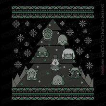 Load image into Gallery viewer, Daily_Deal_Shirts Magnets / 3"x3" / Black 40K Christmas Tree