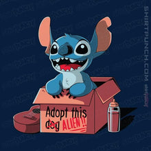 Load image into Gallery viewer, Shirts Magnets / 3"x3" / Navy Adopt This Dog