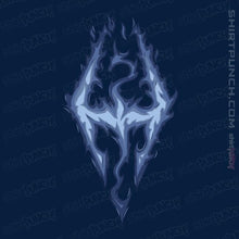 Load image into Gallery viewer, Shirts Magnets / 3"x3" / Navy Fus Ro Dah Blue