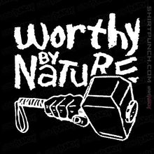 Load image into Gallery viewer, Shirts Magnets / 3"x3" / Black Worthy By Nature