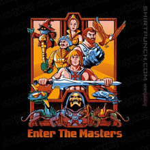 Load image into Gallery viewer, Shirts Magnets / 3"x3" / Black Enter The Masters