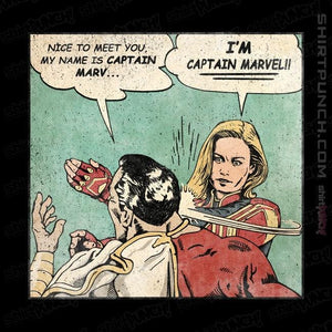 Shirts Magnets / 3"x3" / Black I'm Captain Marvel!