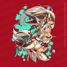 Load image into Gallery viewer, Daily_Deal_Shirts Magnets / 3"x3" / Red Water Blade