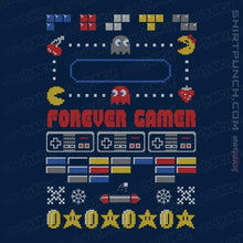 Load image into Gallery viewer, Shirts Magnets / 3"x3" / Navy A Very Gamer Christmas