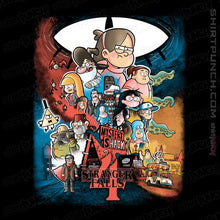 Load image into Gallery viewer, Daily_Deal_Shirts Magnets / 3"x3" / Black Stranger Falls 4