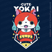 Load image into Gallery viewer, Shirts Magnets / 3"x3" / Navy Cute Yokai