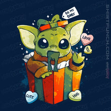 Load image into Gallery viewer, Daily_Deal_Shirts Magnets / 3"x3" / Navy Be My Baby