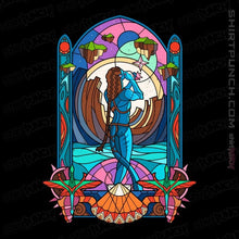 Load image into Gallery viewer, Daily_Deal_Shirts Magnets / 3"x3" / Black Stained Glass Paradise