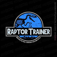 Load image into Gallery viewer, Shirts Magnets / 3&quot;x3&quot; / Black Raptor Trainer
