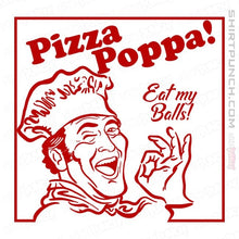 Load image into Gallery viewer, Daily_Deal_Shirts Magnets / 3&quot;x3&quot; / White Eat My Pizza Balls

