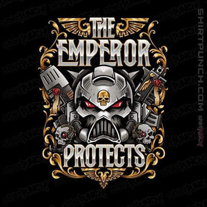 Shirts Magnets / 3"x3" / Black The Emperor Protects