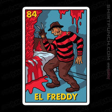 Load image into Gallery viewer, Shirts Magnets / 3"x3" / Black El Freddy