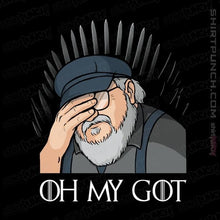 Load image into Gallery viewer, Shirts Magnets / 3"x3" / Black Martin Facepalm