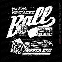 Load image into Gallery viewer, Shirts Magnets / 3"x3" / Black Go Home Ball