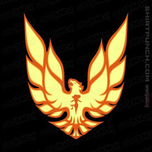 Load image into Gallery viewer, Shirts Magnets / 3"x3" / Black Dark Phoenix Firebird