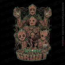 Load image into Gallery viewer, Daily_Deal_Shirts Magnets / 3"x3" / Black We Are Groots